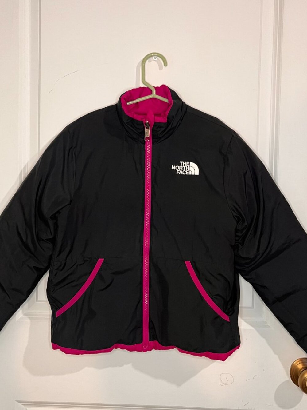 The North Face Reversible Puffer Jacket Size Small Teen/Unisex